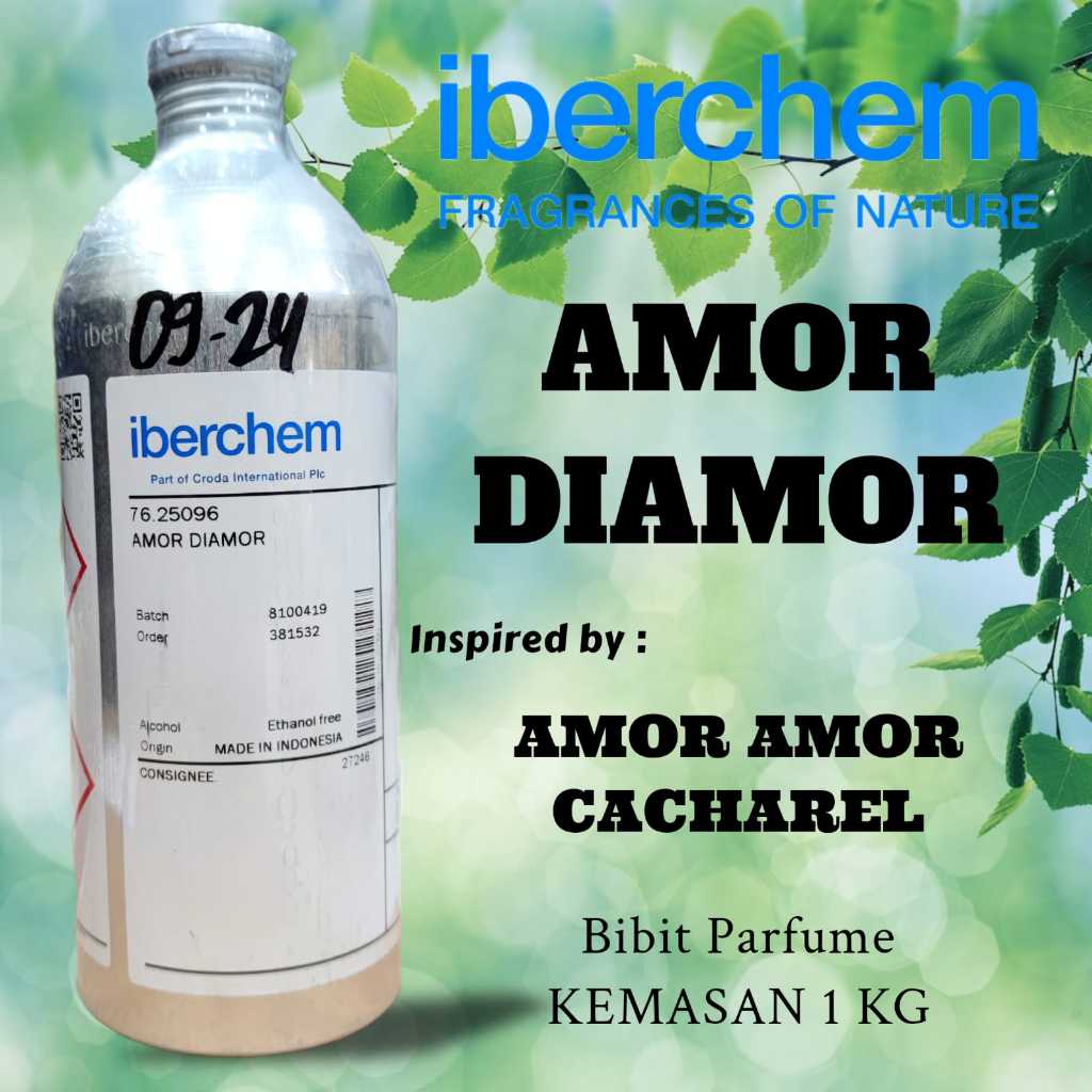 Iberchem - AMR DIAMOR | Bibit parfume murni segel pabrik kemasan 500 ML/1 KG