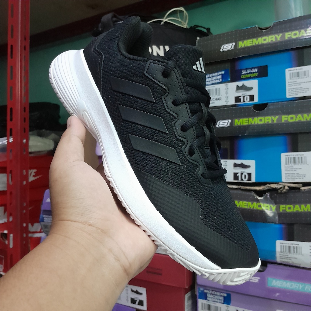 Sepatu Tenis Adidas Gamecourt 2 Black Original