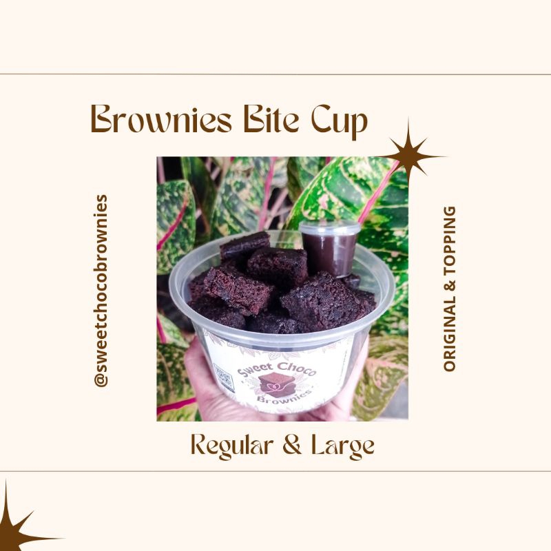 

SWEETIE BROWNIES BITE CUP • BEST SELLER