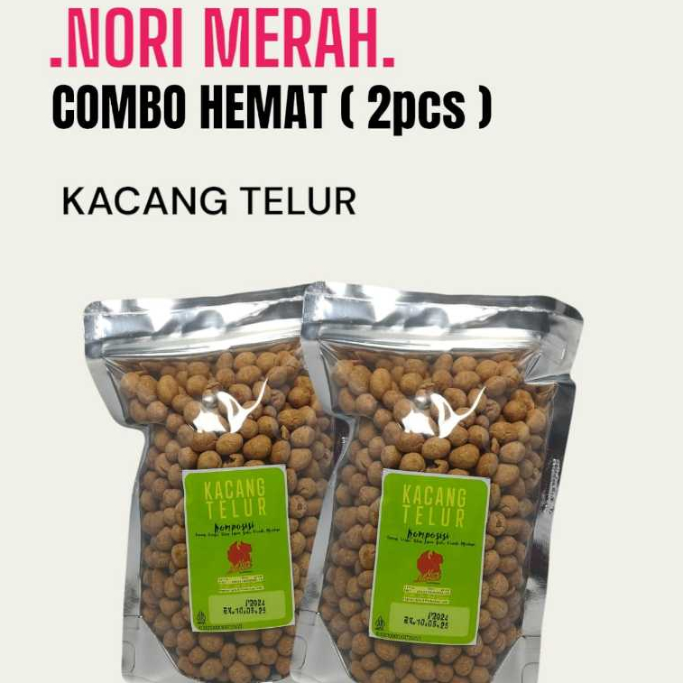 

BUNDLE HEMAT - 2PCS KACANG TELUR - goreng, bukan oven - @500 gram