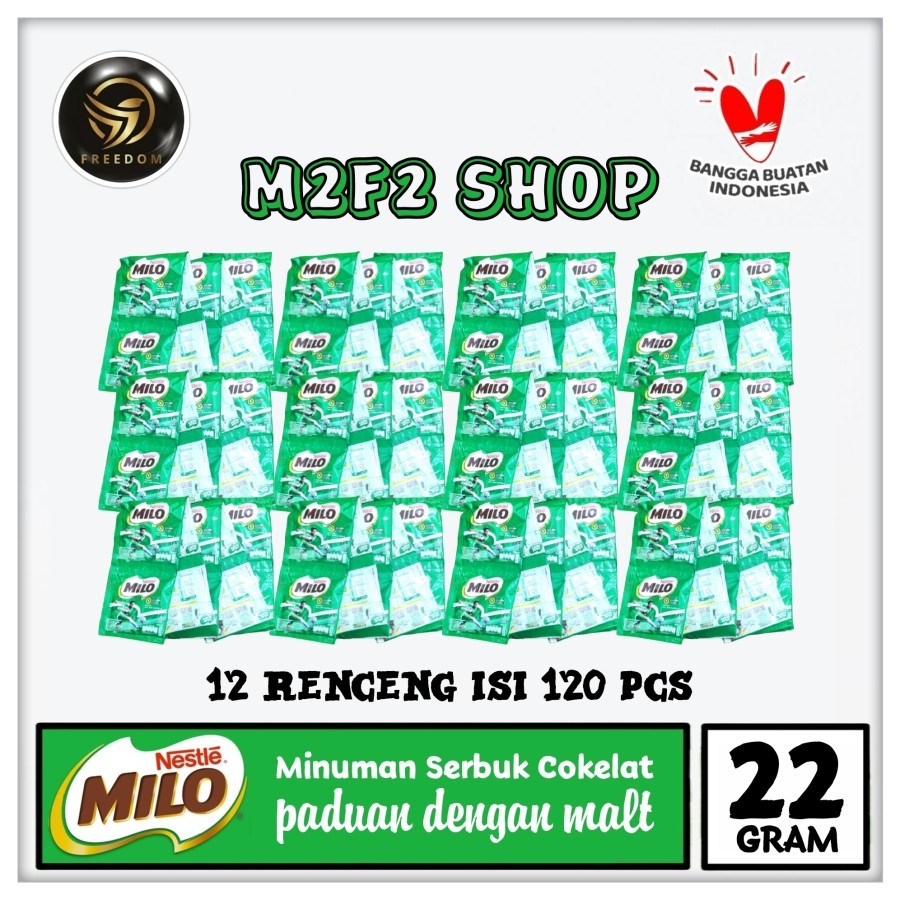 

Milo Activ-Go Minuman Serbuk Cokelat Malt Sachet - 22 gr (Kemasan 12 Renceng)