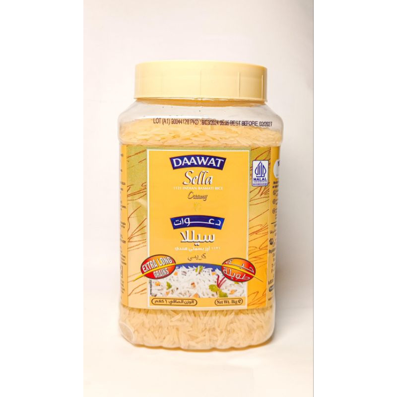 

BERAS BASMATI DAAWAT SELLA CREAMY PREMIUM 1KG