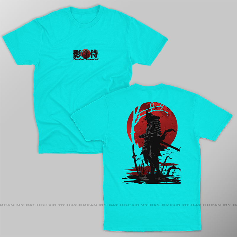Baju Kaos Atasan Anak Laki - Laki Motif Shadow Samurai / Kaos Anak Motif Keren