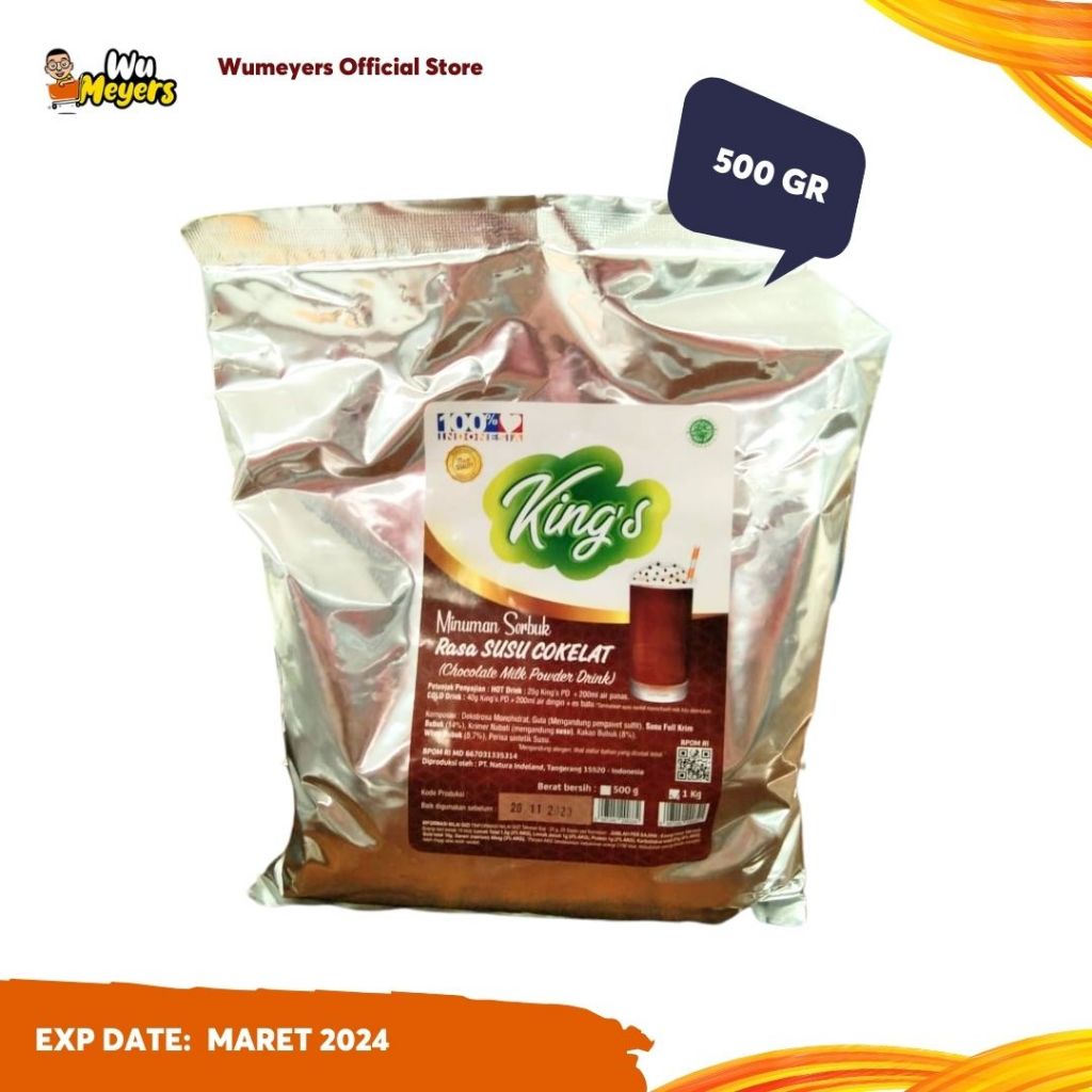

Minuman Bubuk Milo Susu Coklat Kings Powder Drink Milo Bubuk Minuman Milo 500 gram