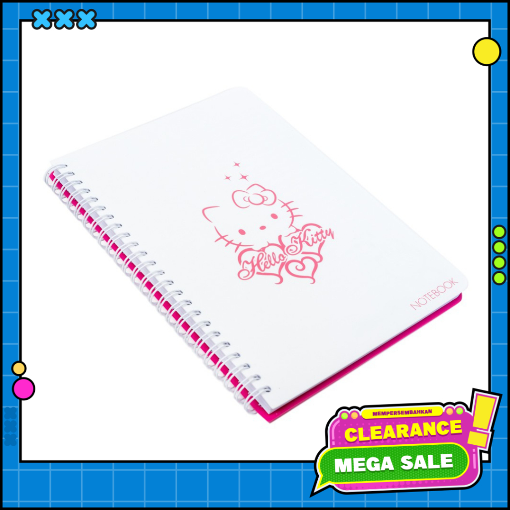 

Bantex Notebook Hello Kitty A5 (80 Sheets) Pink 8020A19HK