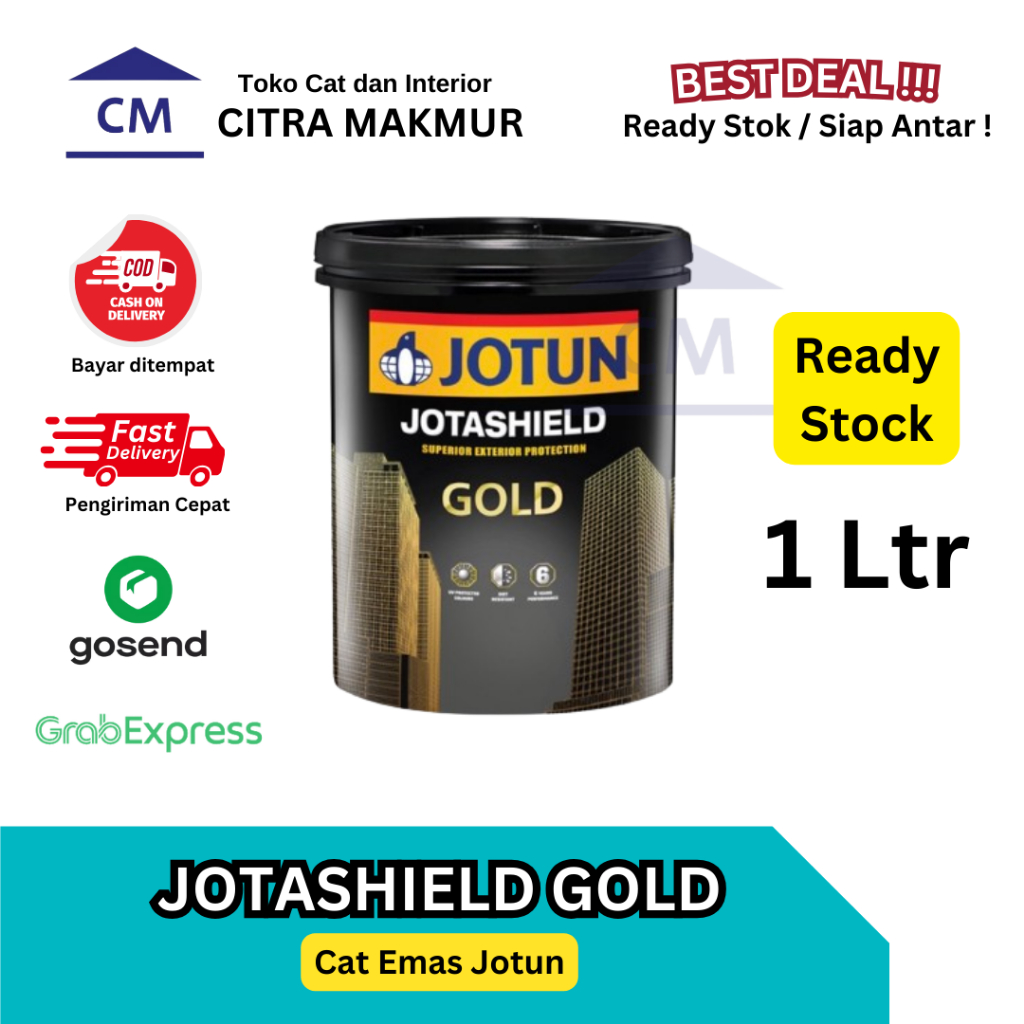 Cat Emas Jotun JOTASHIELD GOLD - 1 Ltr