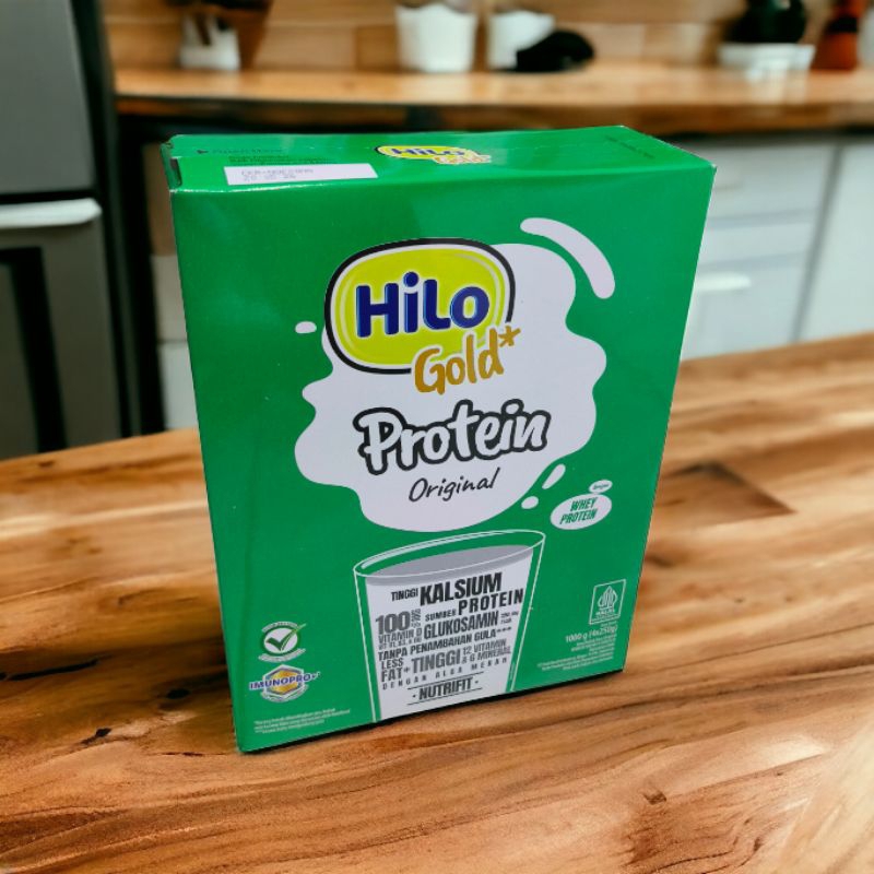 

HiLo Gold Protein 1000gr / 1kg (4x250gr) Tinggi Kalsium, Sumber Protein, Magnesium, 12 Vitamin & 6 Mineral, Less Fat, dengan Alga Merah, dan Imunopro+