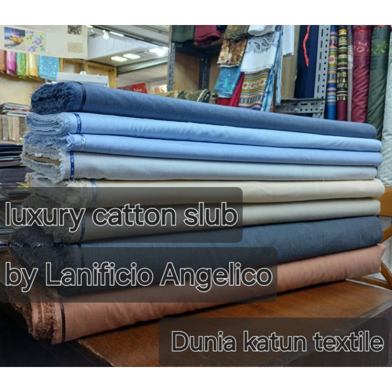 Kain katun slub/kain katun premium/kain katun polos italy/kain katun italy