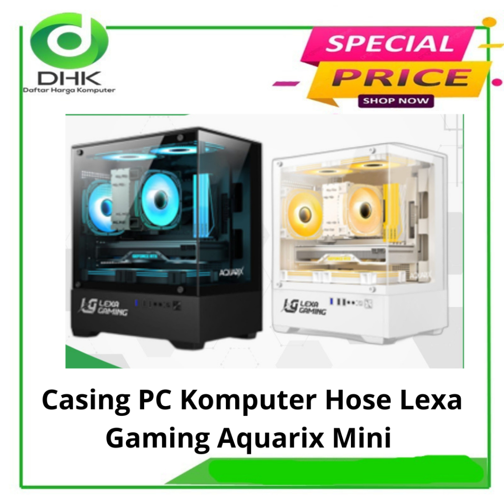 CASING HOSE LEXA GAMING AQUARIX MINI 3 FAN RGB
