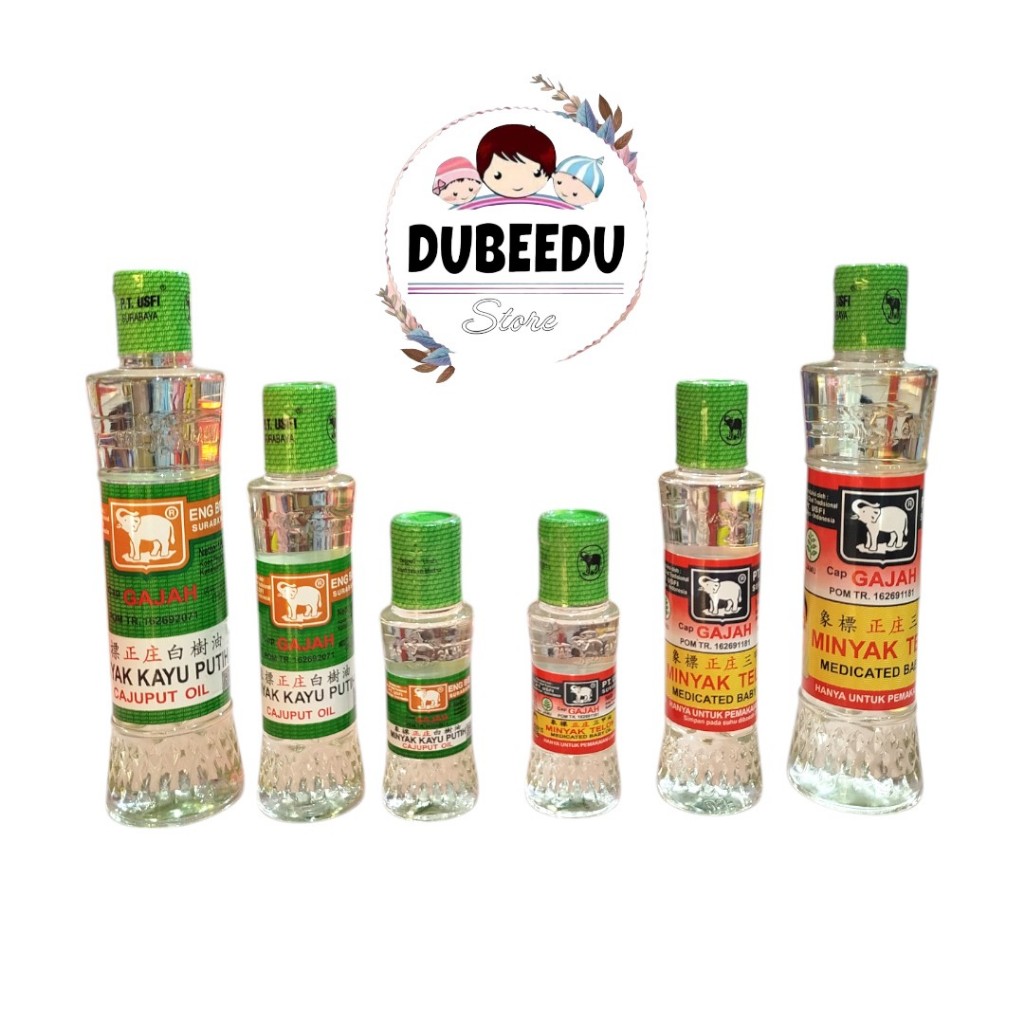❤️DUBEEDU❤️Cap Gajah Minyak Kayu Putih Minyak Telon 30ml 60ml 120ml banded PT USFI