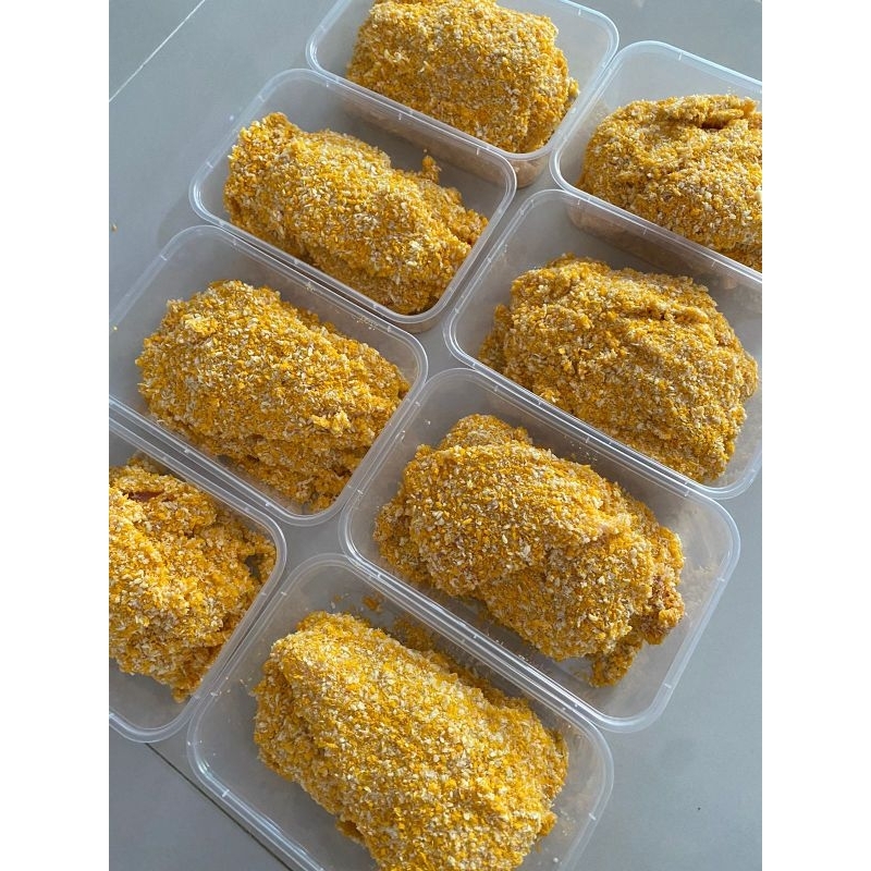 

CHICKEN KATSU Homemade Frozen Siap Goreng- Lauk bekal praktis