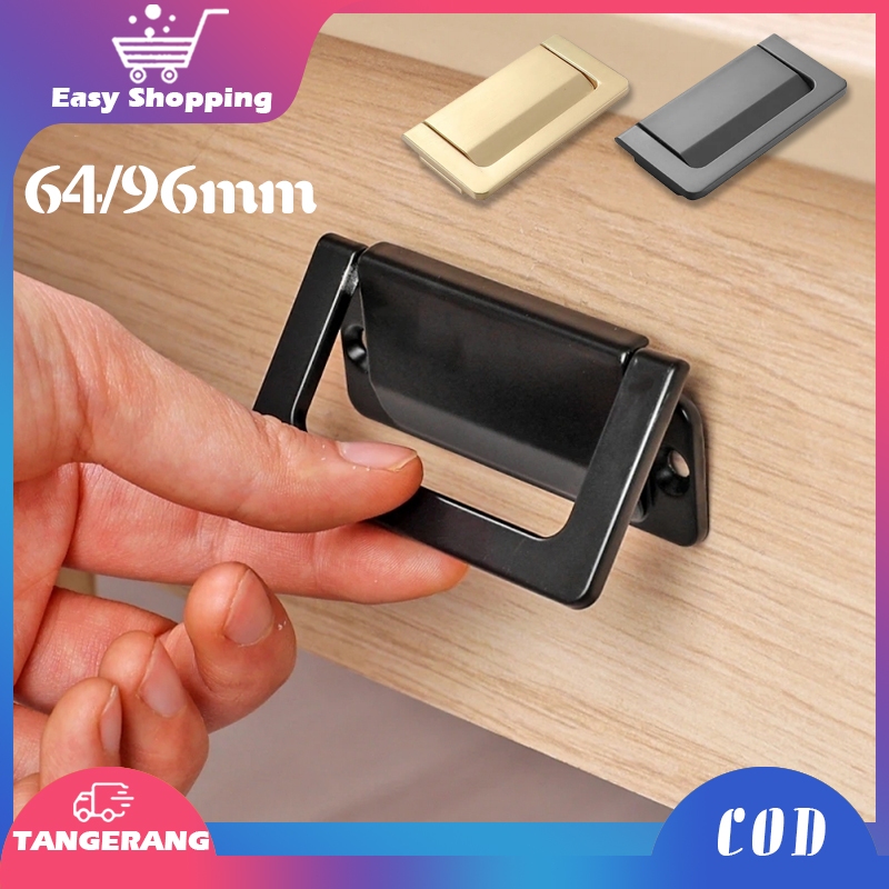 Handle Laci Minimalis Gagang Pintu Lemari Tersembunyi Tarikan Lemari Tanam Handle Tarikan Pintu