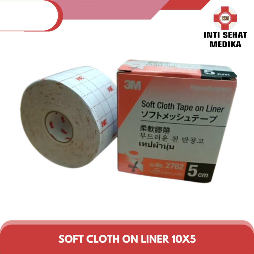 3M Soft Cloth Tape 5cm x 10m Perban Luka / penutup luka 5cm x 10m