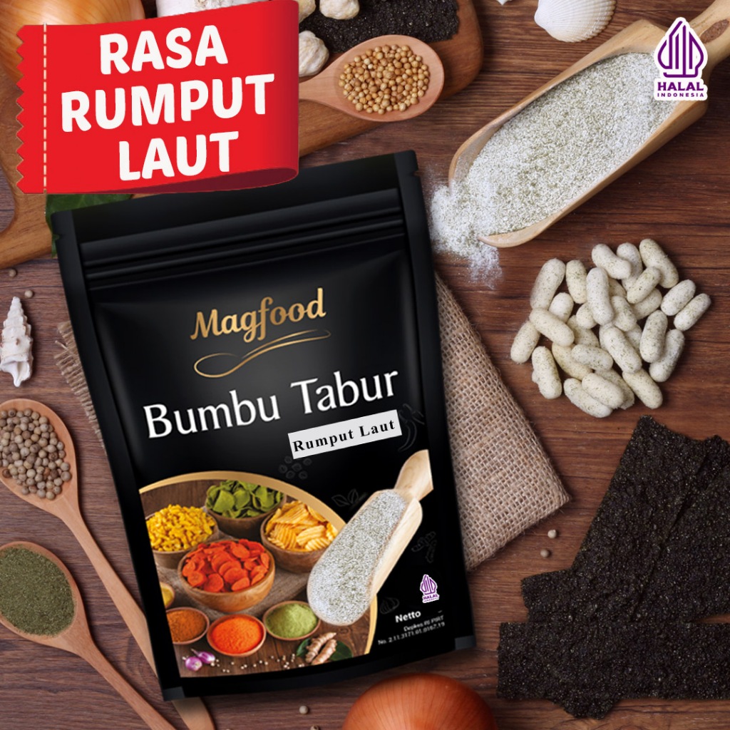 

Magfood Bumbu Tabur Rumput Laut 500 Gram