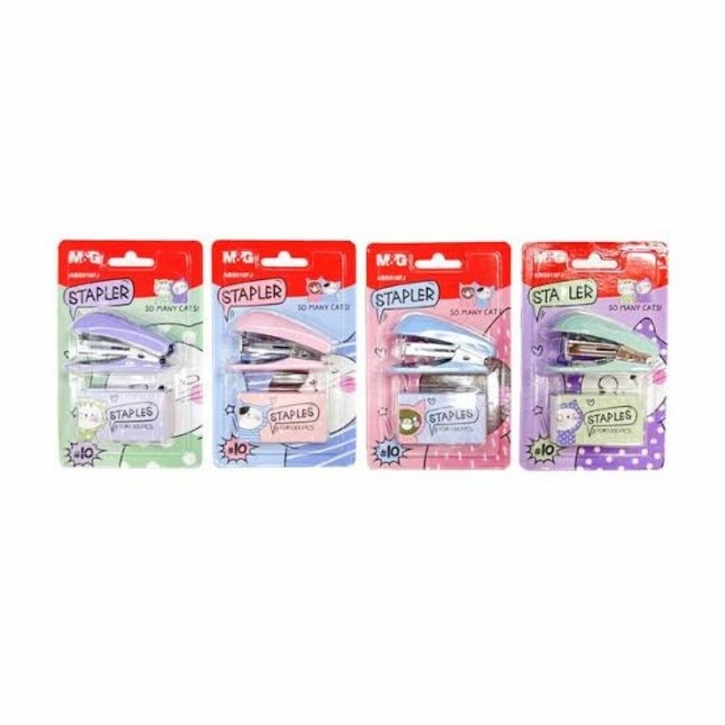 

STAPLER MINI ABS916FJ M&G / STAPLER KECIL + ISI NO 10 M&G / ALAT KLIP MINI