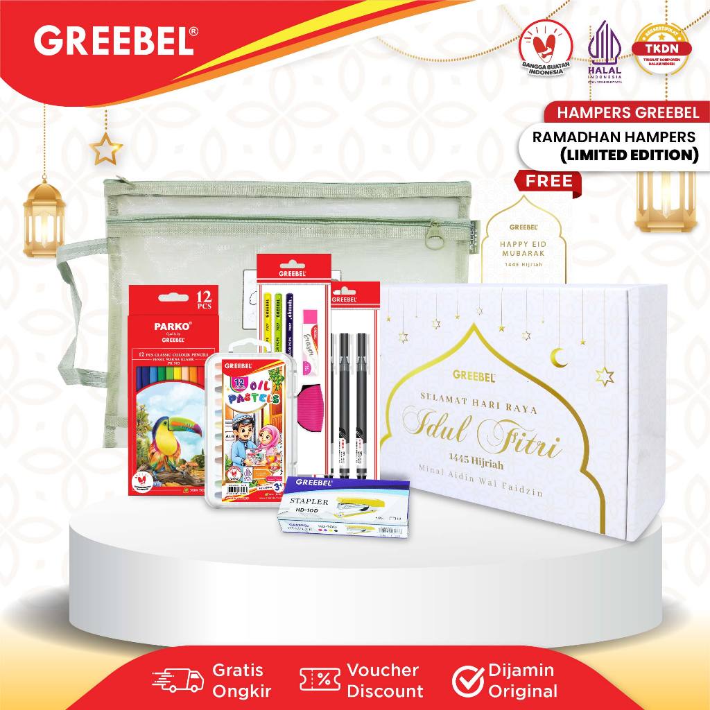 

GREEBEL Hampers Ramadhan Limited Edition / Alat tulis / Alat Mewarnai