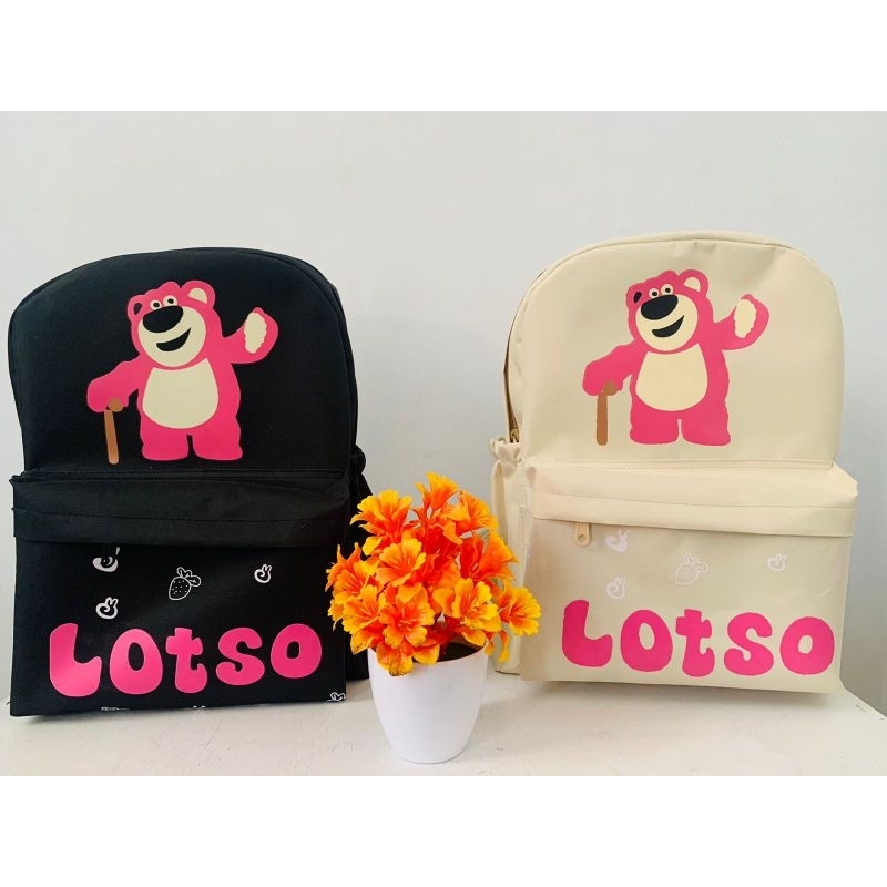 Tas Ransel anak sekolah model Lotso/Miniso