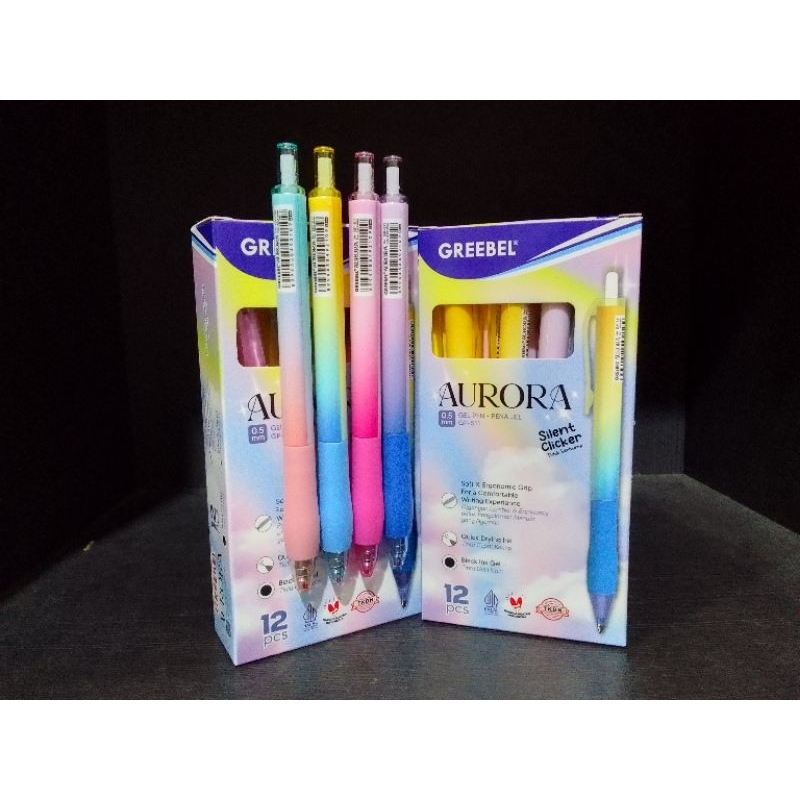 

(12 PCS) PULPEN GEL GREEBEL PACK