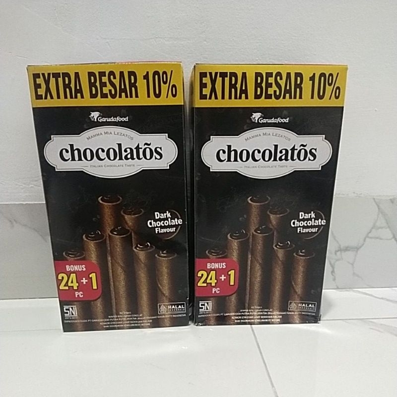 

Chocolatos Dark Chocolate Flavour ( 24 pcs) halal