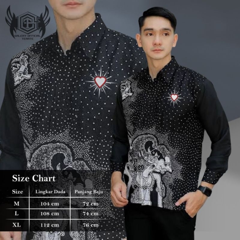 KEMEJA BATIK PSHT TERATE BORDIR KEMEJA SH TERATE KEMEJA TERATE FULL BORDIR KEMEJA BATIK PRIA