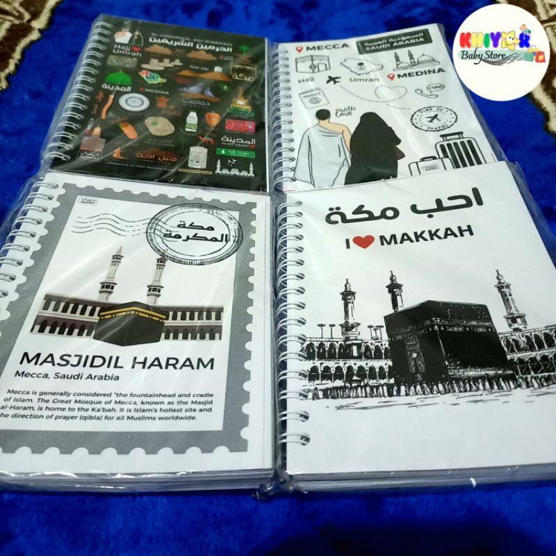 

NOTEBOOK A6 // NOTEBOOK HAROMAIN // NOTEBOOK LUCU CANTIK BAGUS // OLEH OLEJ HAJI UMROH //