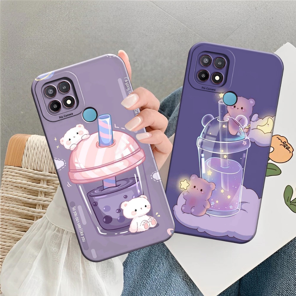 [Sf3] Softcase Oppo A15/A15s/A35 Aesthetic purple Case - Case hp - Prokamera Case - Case Oppo - Case