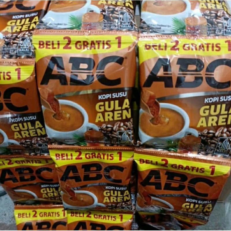 

ABC Kopi Susu Gula Aren (1 Renteng isi 15 Sachet)