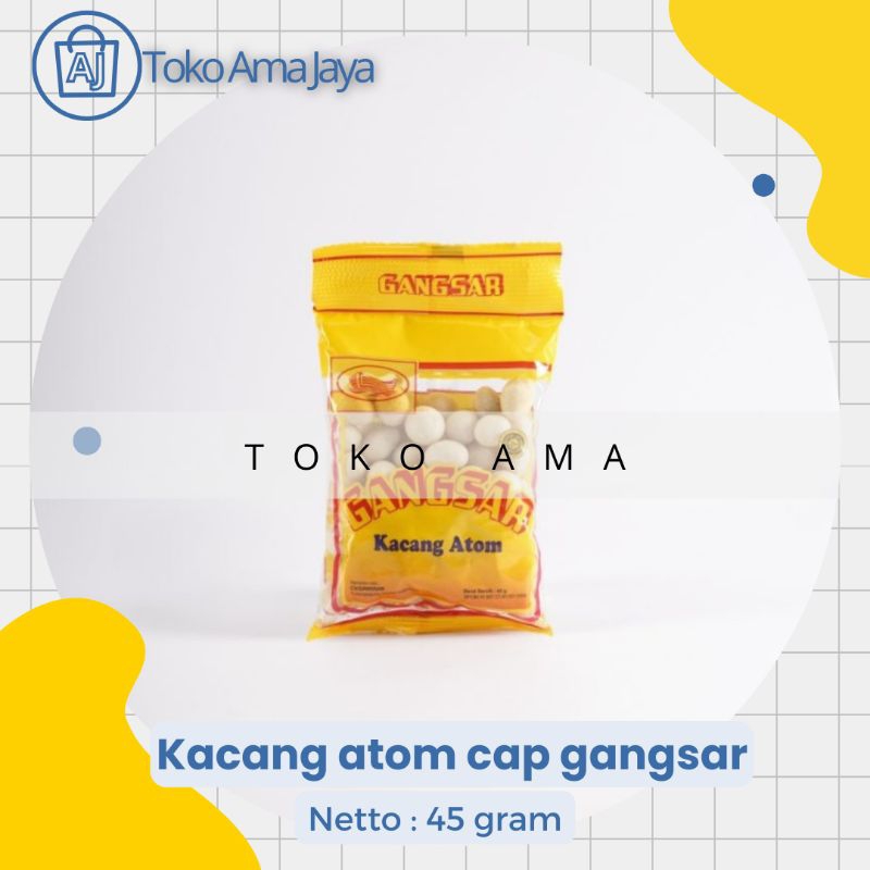 

Kacang atom gangsar 45 gram