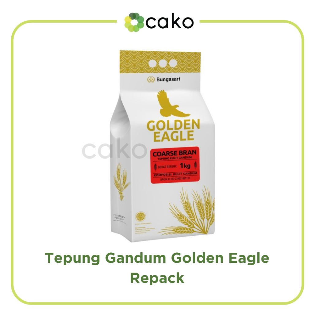

(REPACK) Tepung Kulit Gandum Golden Eagle / 250gr & 500gr