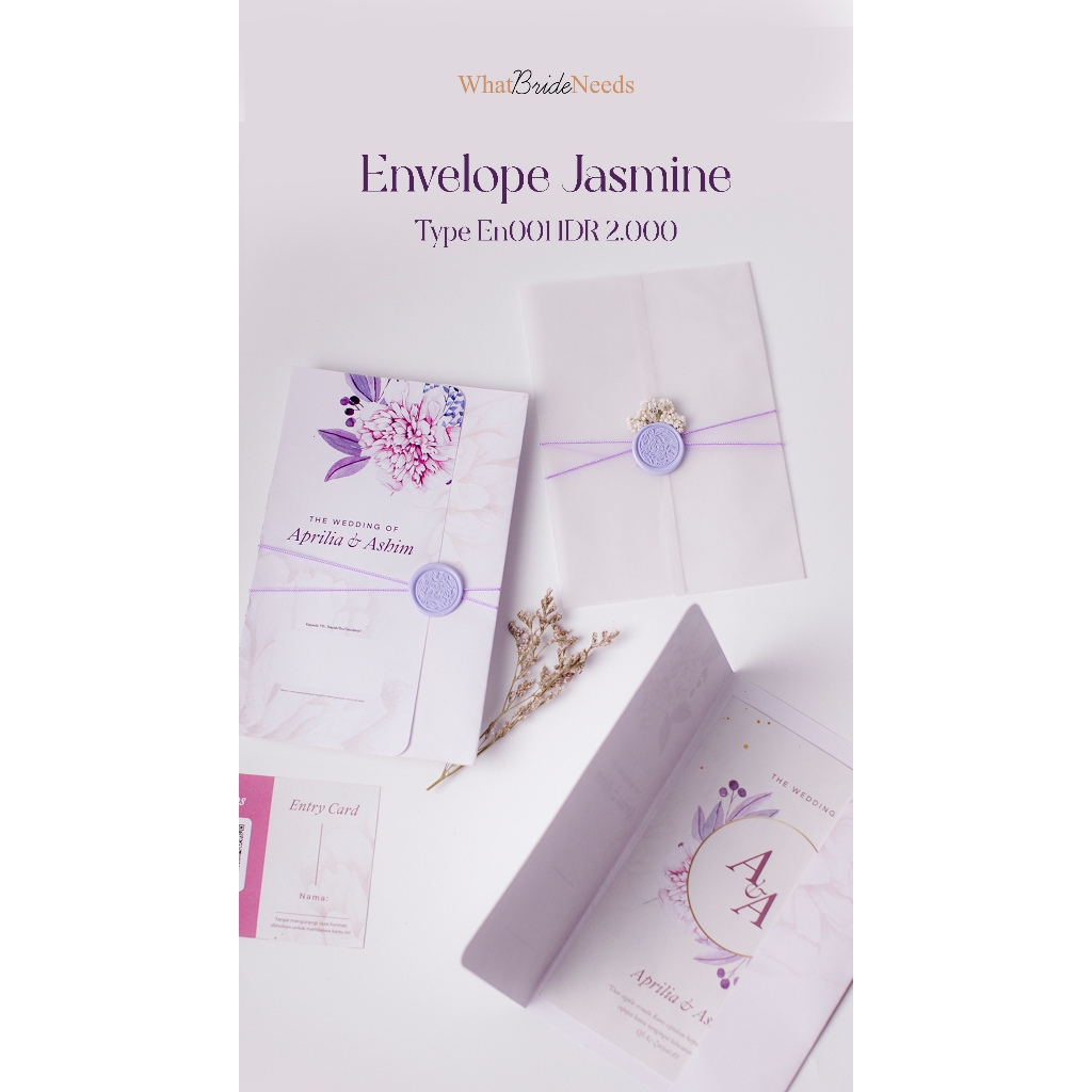

What Bride Needs | Envelope Jasmine