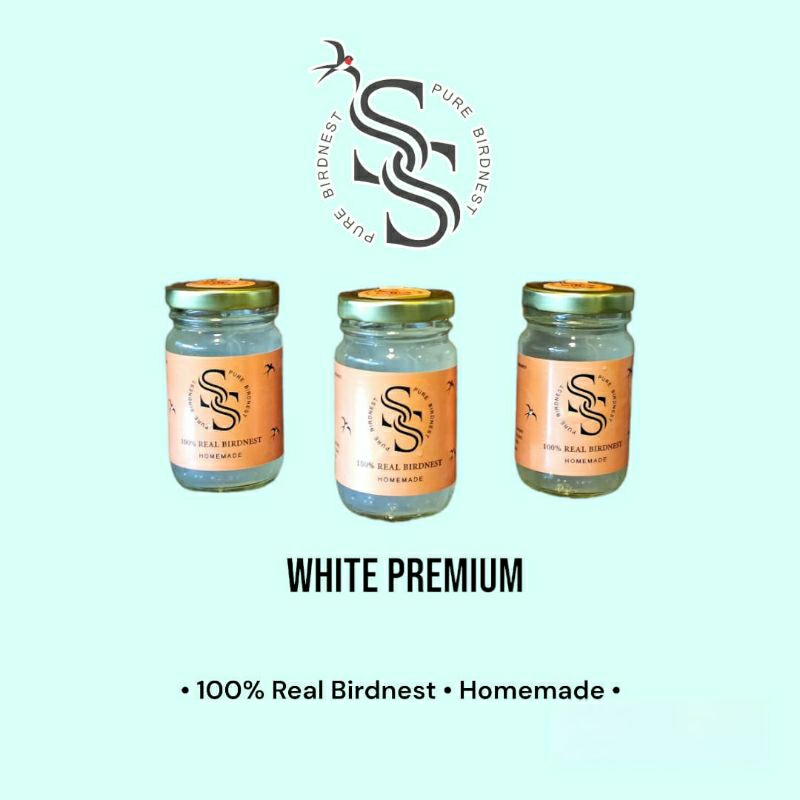 

WHITE PREMIUM Sspurebirdnest 125ml birdnest drink yanwo sarang burung walet