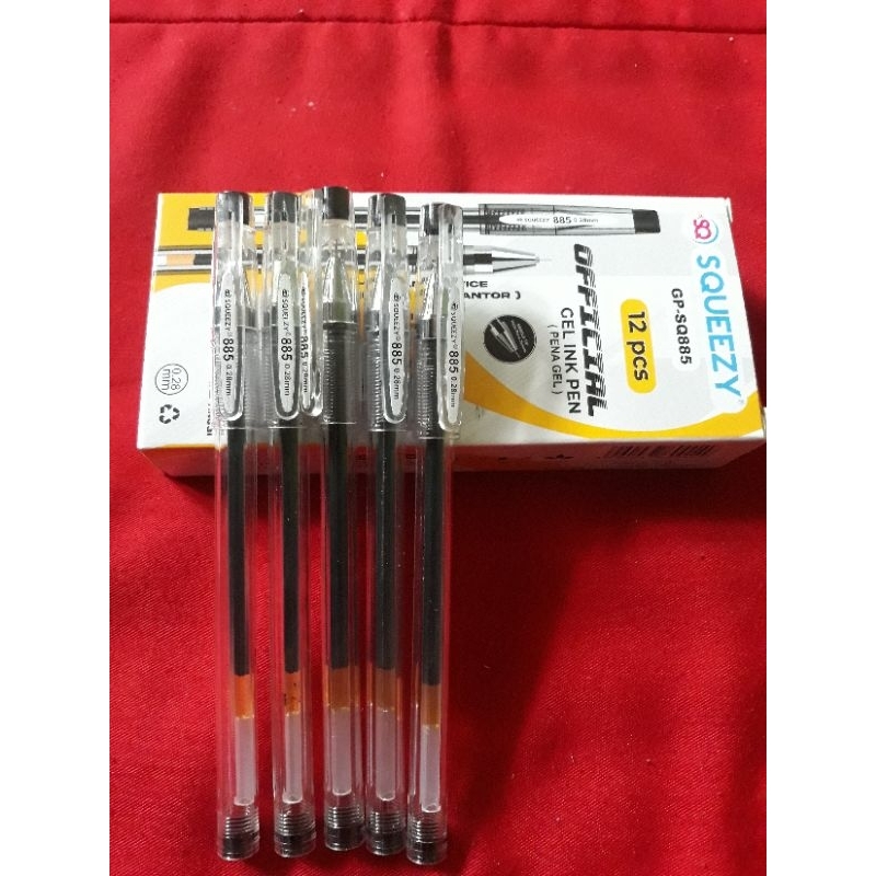 

pulpen HI-TECH squeezy isi 12pcs