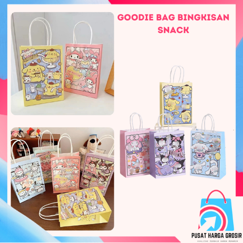 

PHG - Paper Bag Kantong Kertas Happy birthday Animasi Goodie Bag Bingkisan Snack Anak Tas Hampers Kado Motif Kartun Lucu