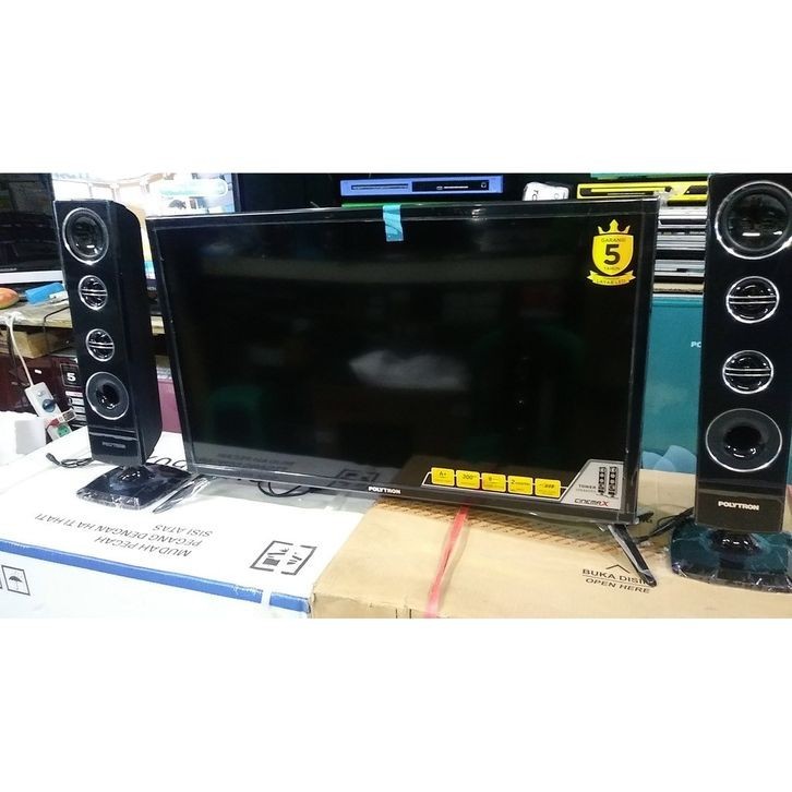 TV LED POLYTRON 32 inch TOWER BOGOR DIGITAL PLD 32TV1855