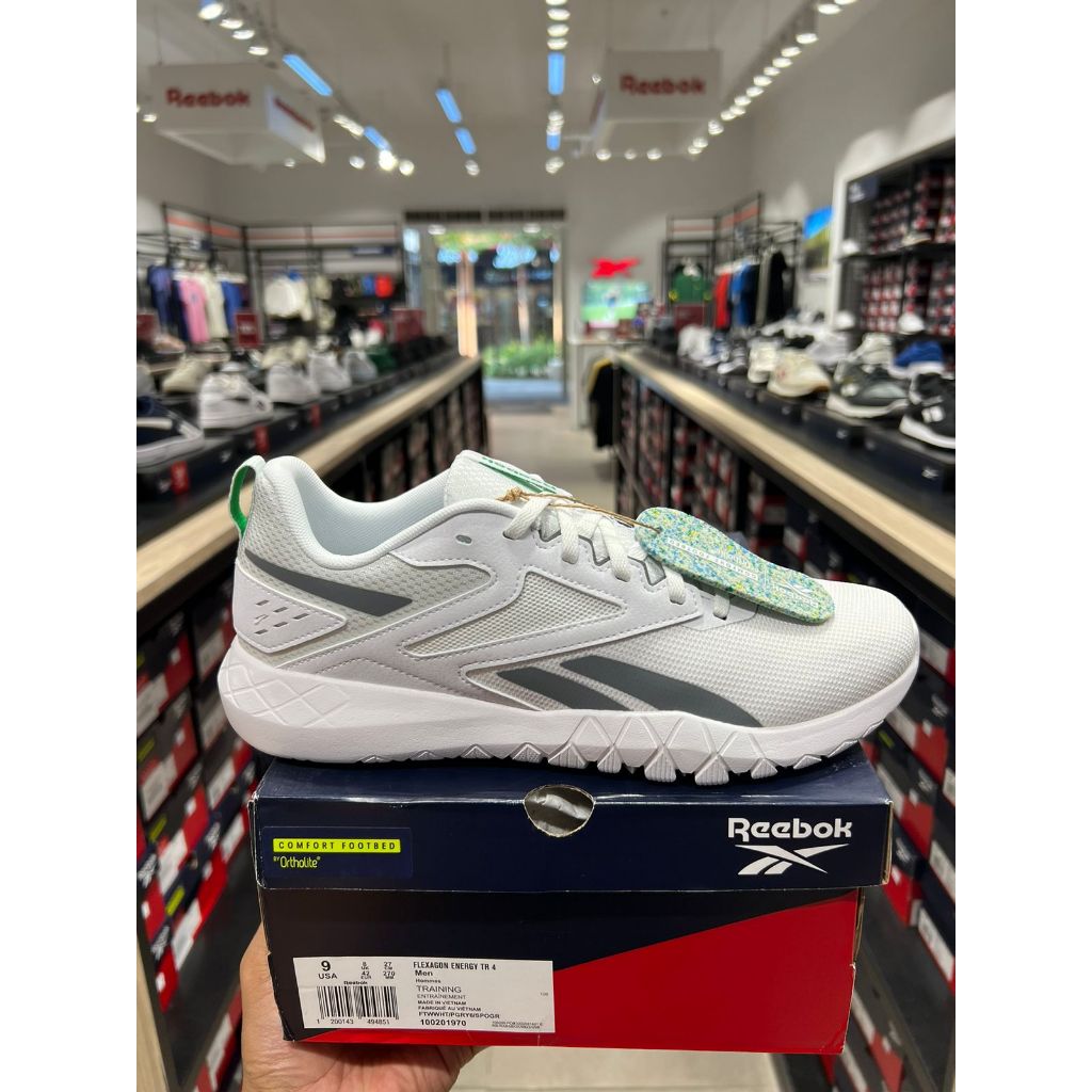 Reebok Flexagon Energy TR 4 Training White/Purgray 100201970 Men Shoes Original JunDW