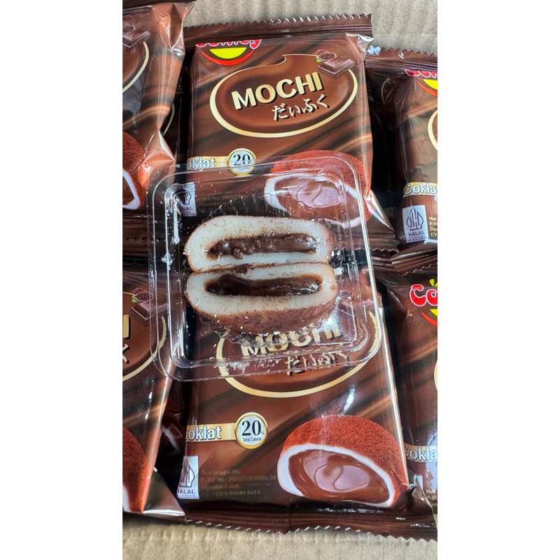 

mochi conley double coklat dus (40pcs)