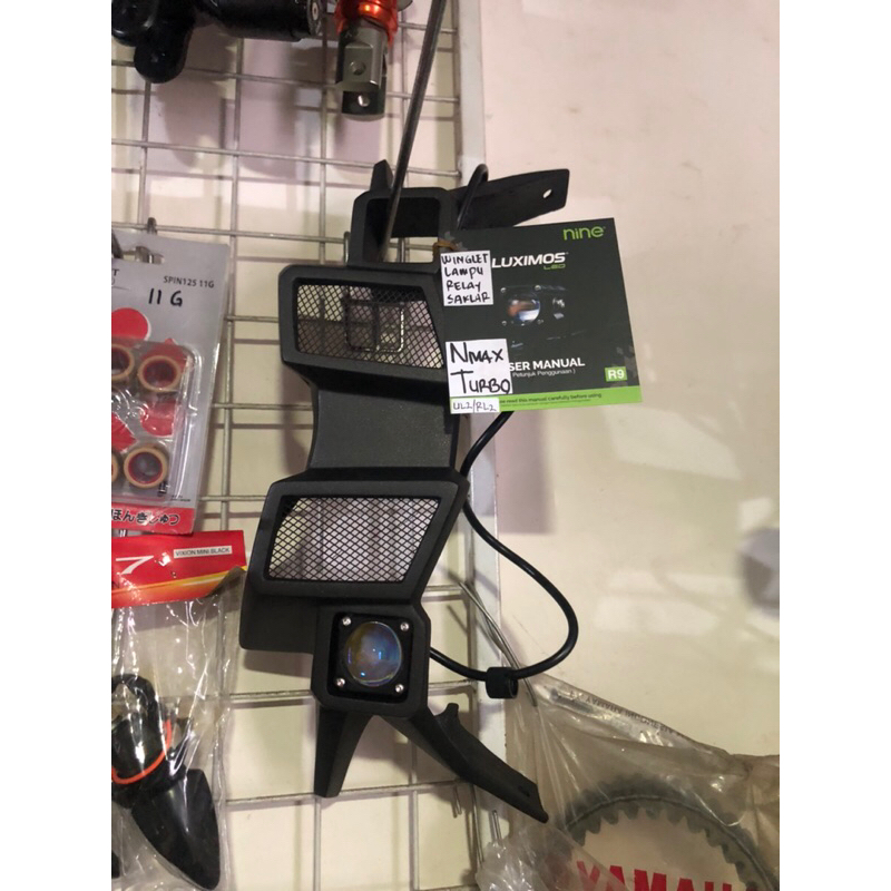 winglet lampu tembak nine r9 by ghanicustom nmax turbo neo