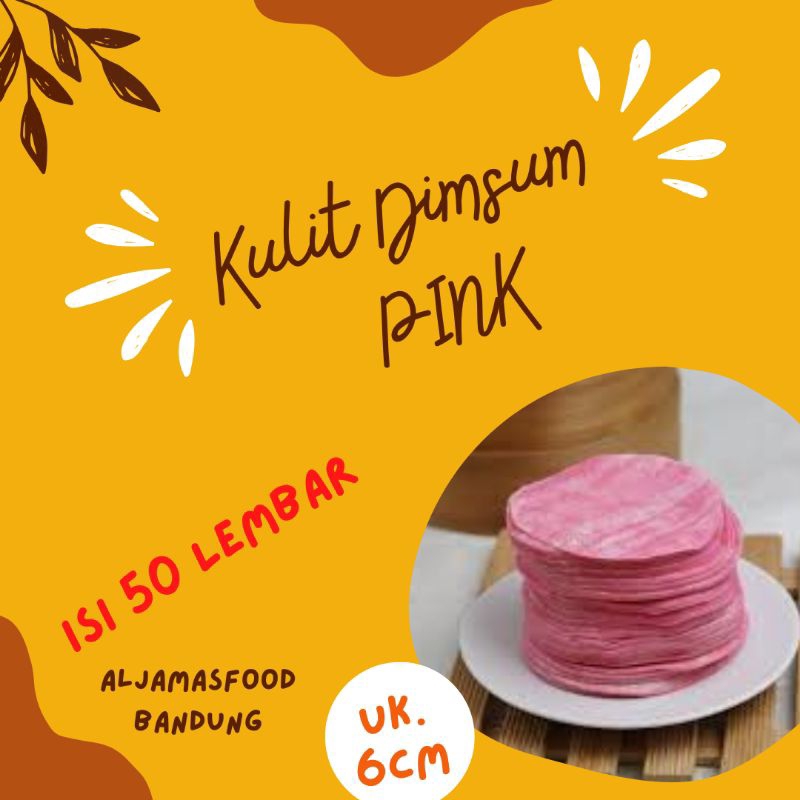 

KULIT DIMSUM UK.6CM PINK