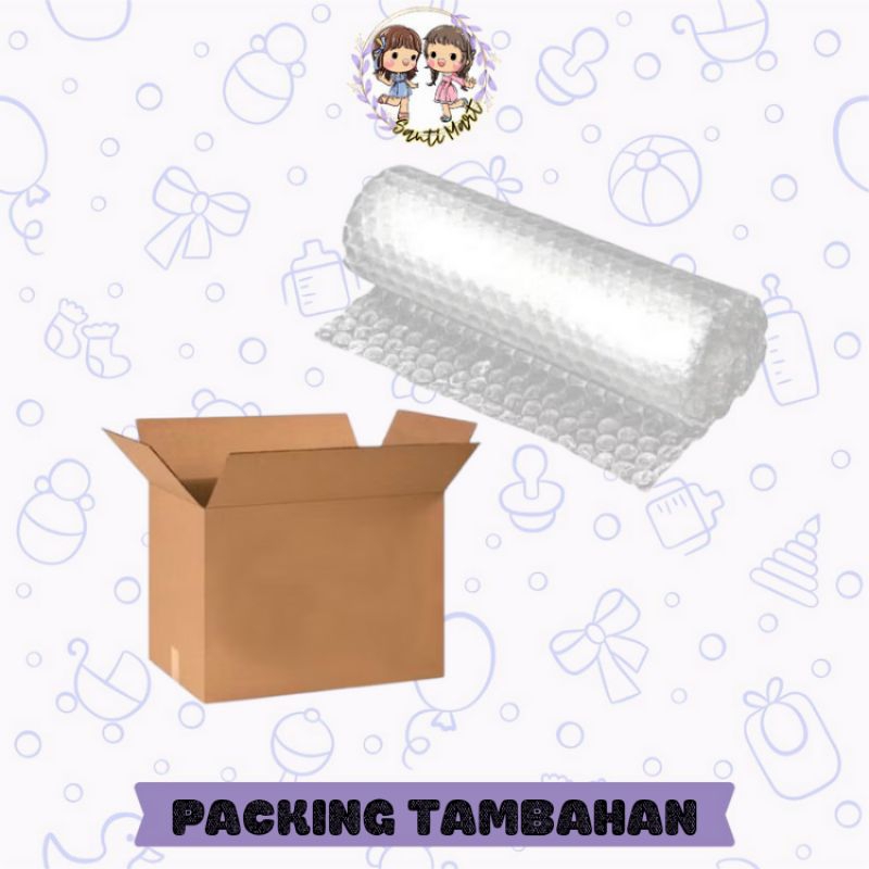 

(SANTI MART) PACKING TAMBAHAN BUBBLE WRAP / KOTAK JIKA MAU PAKET AMAN