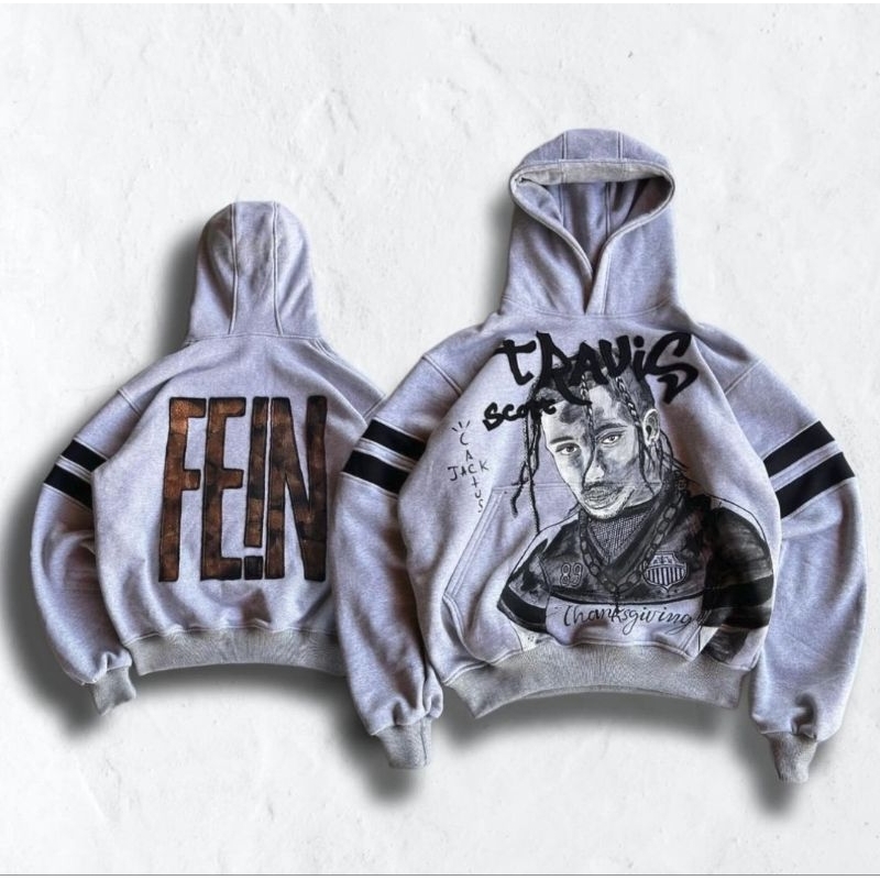 Hoodie Travis Scott FEN (handmade)
