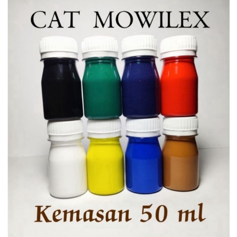 

KODE P83L Mowilex kemasan 5ml 8 warna Murni belum dicampur air