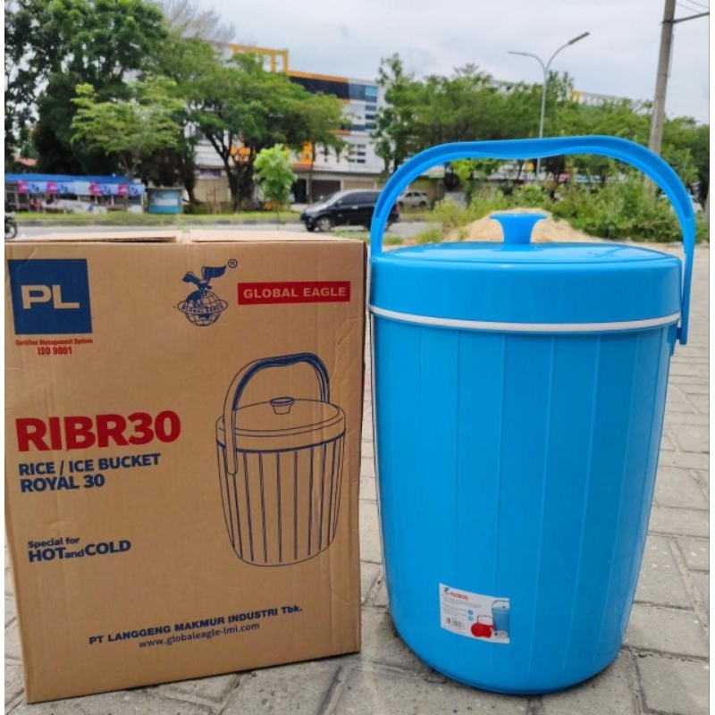 RICE BUCKET 30 LITER TERMOS NASI DJB GLOBAL EAGLE 30 LITER