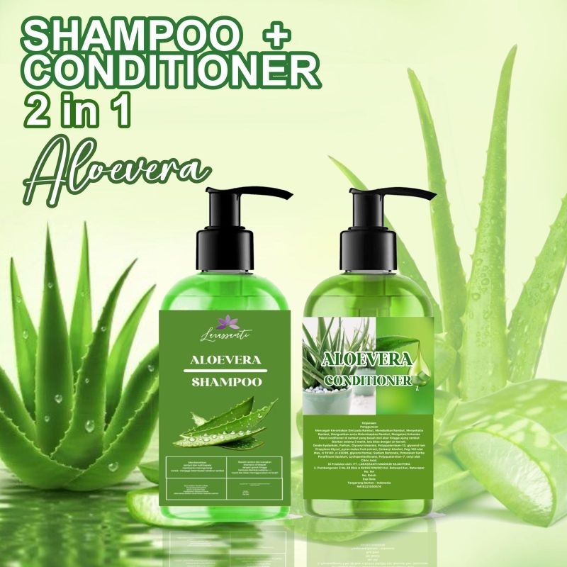 Paket Aloevera shampo & Conditioner 250+250ML BPOM