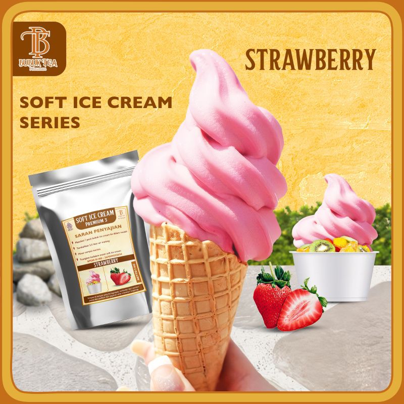 

BUBUKTEH PREMIUM ICE CREAM PREMIUM NEW88 STRAWBERRY 1KG