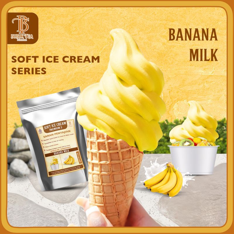 

ICECREAM PREMIUM NEW88 BANANA MILK 1KG / Bubuk Ice Cream