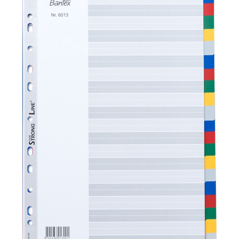

KF7 Bantex Divider Pembatas Binder A4 2 Lembar Index Warna 613