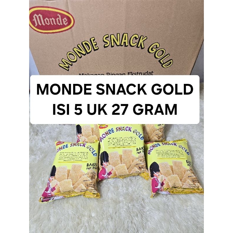 

Promo Murah Meriah!! Monde Snack Gold Isi 5 Pcs Ukuran 27g