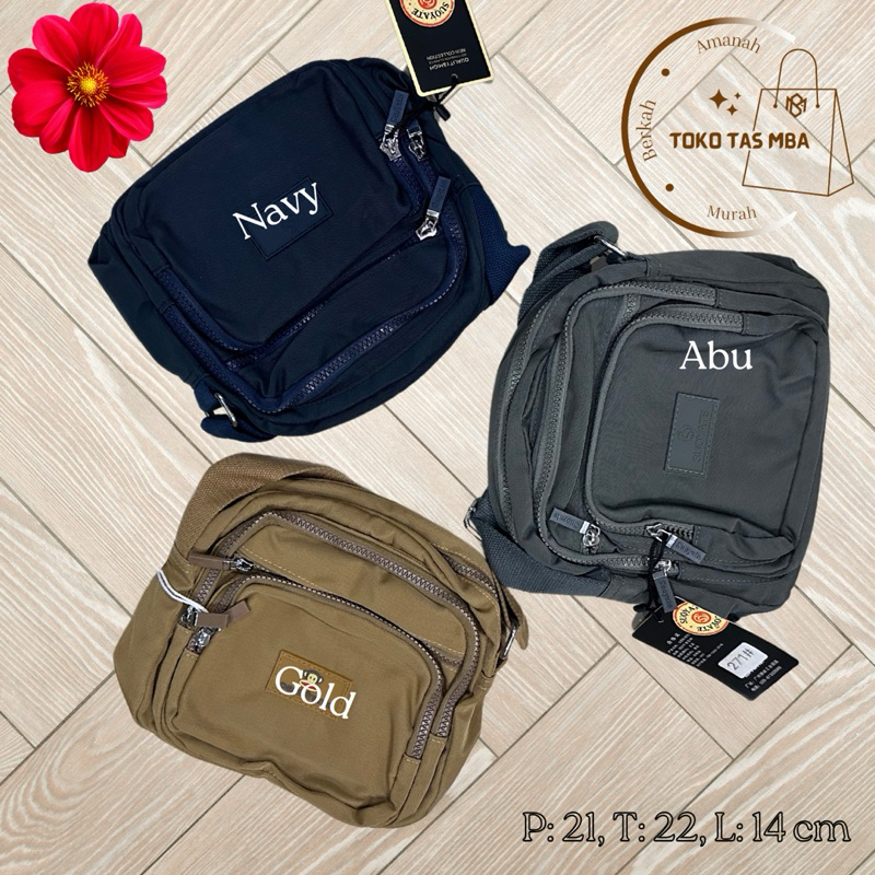 SALE Tas Selempang Wanita Alfa Banyak Resleting Anti Air