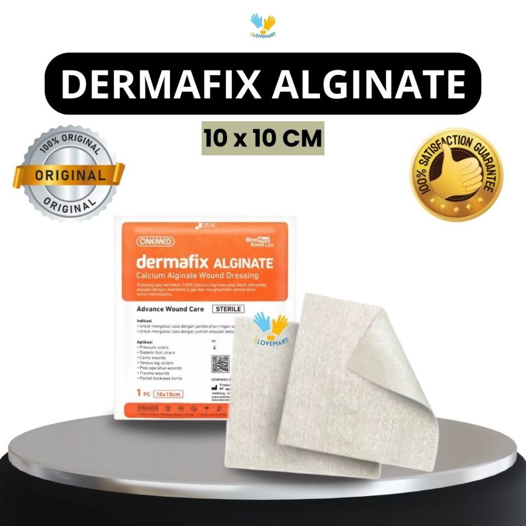 Dermafix Alginate Wound Dressing / Plester Luka Basah / Perban Luka