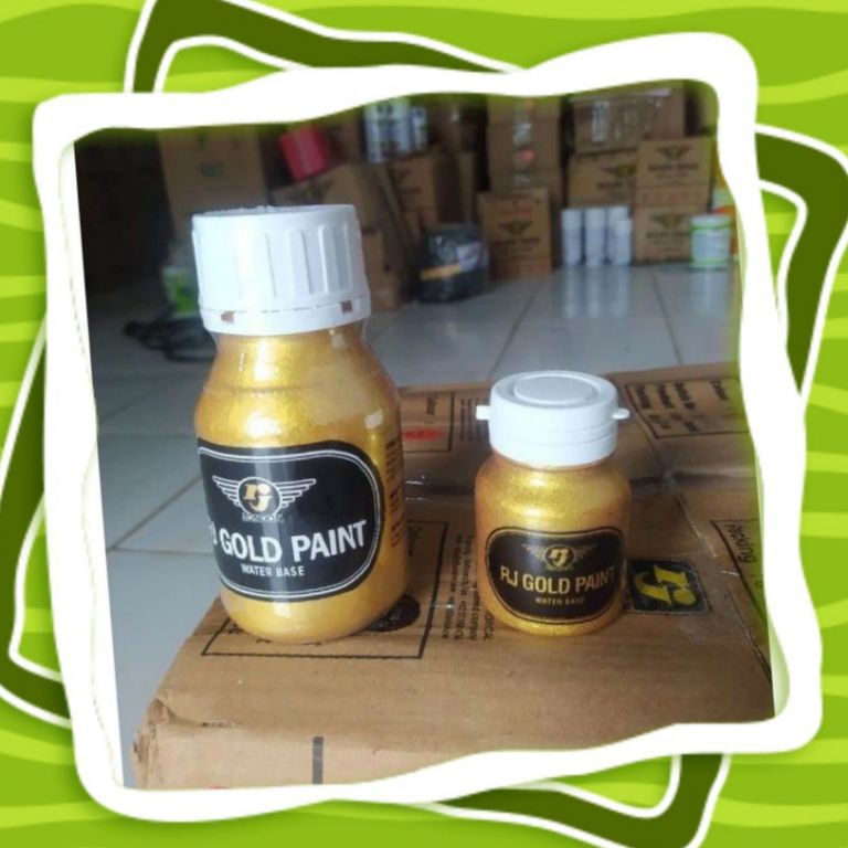 

KODE A45Q Gold Paint Silver Paint 25gram RJ London warna emas silver